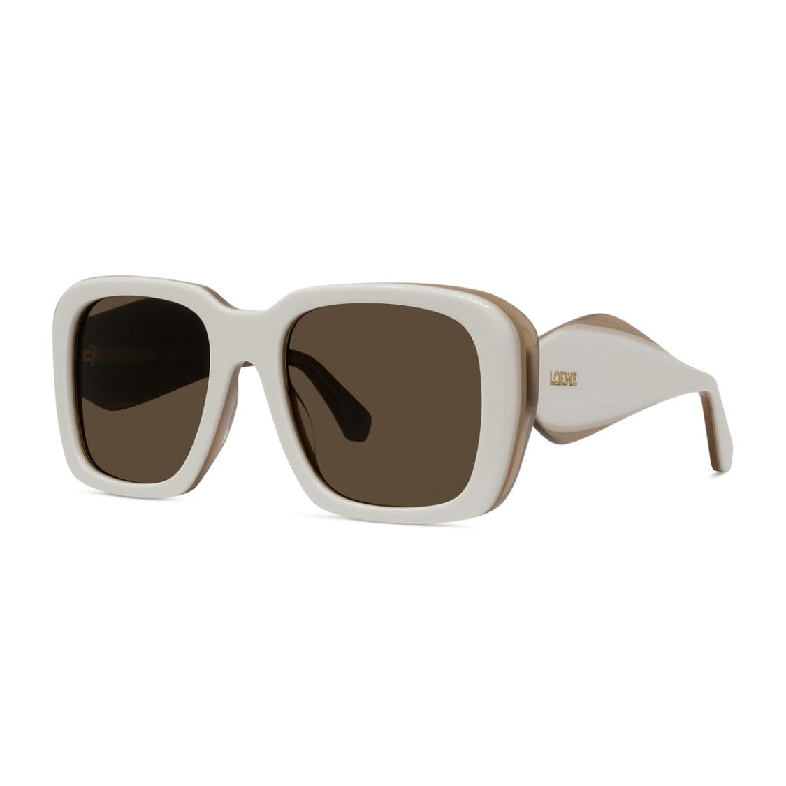 Loewe Ivory Oversized Acetate Sunglasses