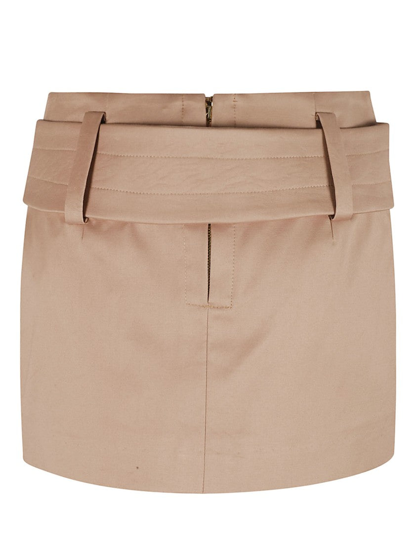 Patou Structured Skirt With Wide Belt