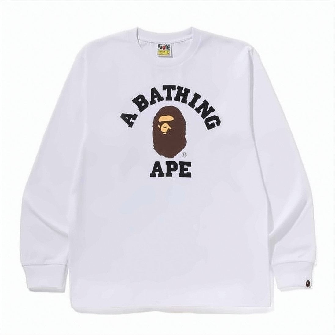 A.P.C. Long-Sleeve T-Shirt With Bold Graphic Print And Ribbed Cuffs