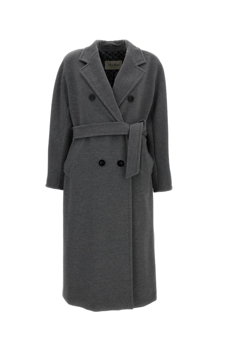 Max Mara Grey Madame Wool And Cashmere Coat