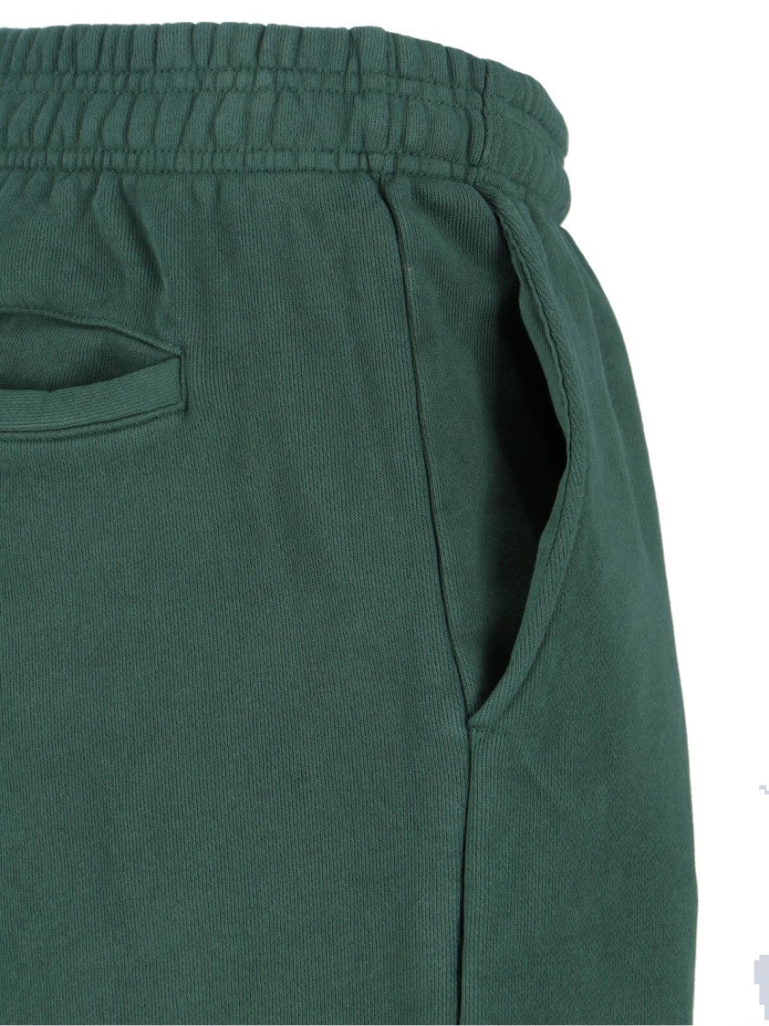 Entire Studios Green Relaxed-Fit Cotton Sports Pants