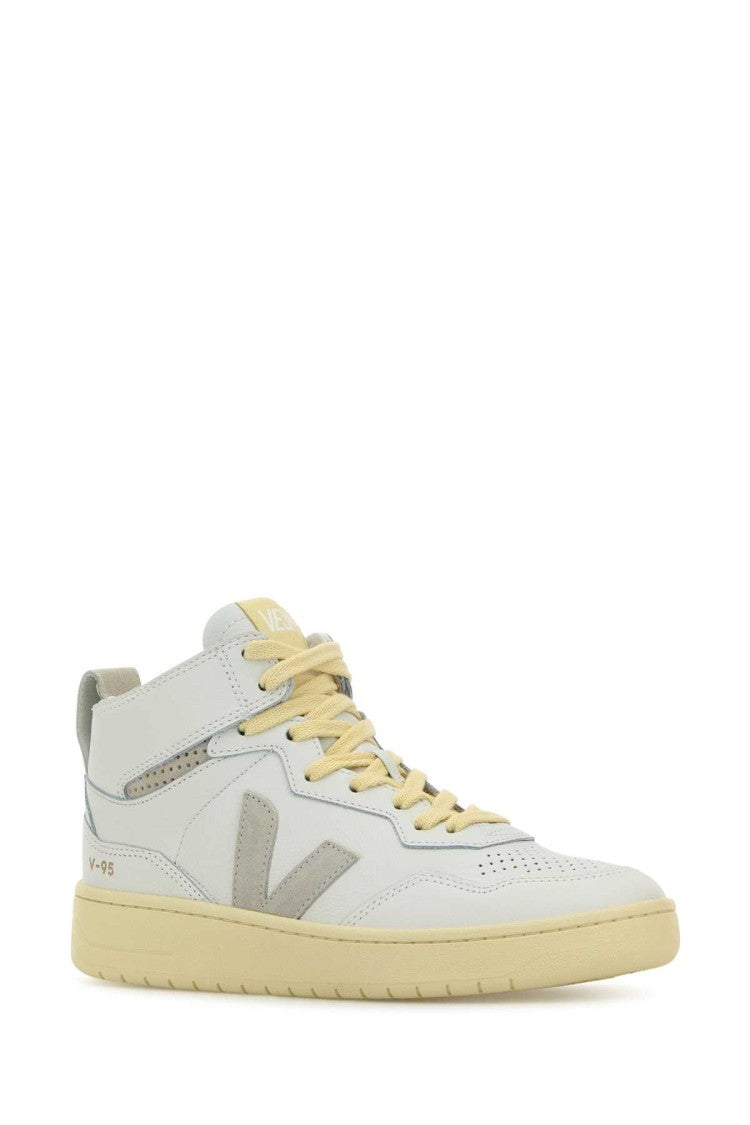Veja White Leather V-95 Sneakers