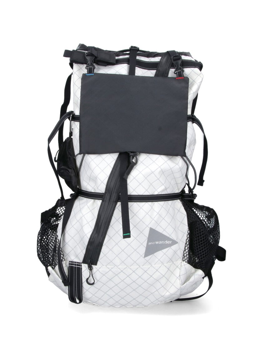 And Wander White Bag With Smooth Texture