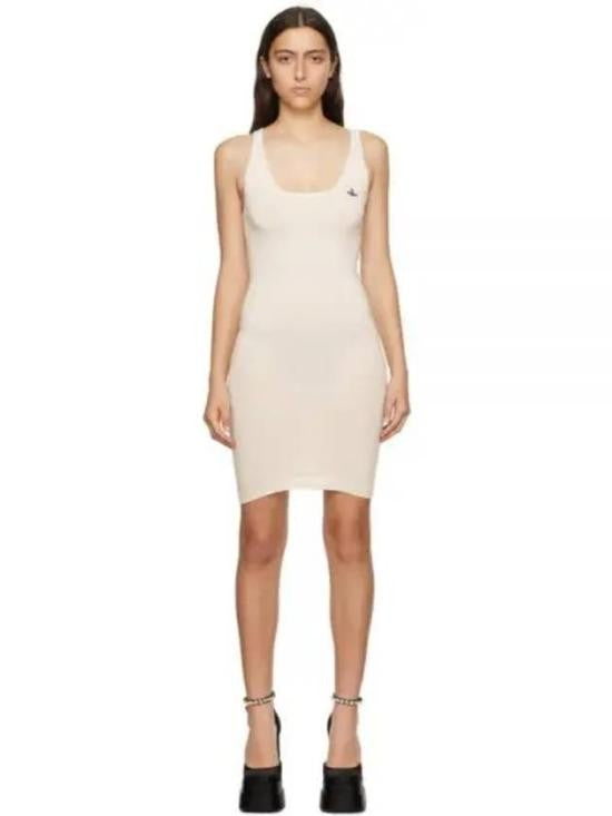 Vivienne Westwood Fitted Sleeveless Mini Dress With Scoop Neckline