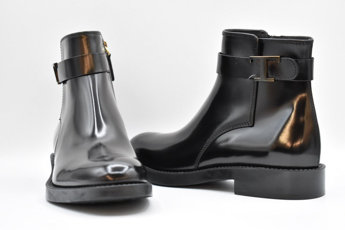 Tod's Black Lace Boots