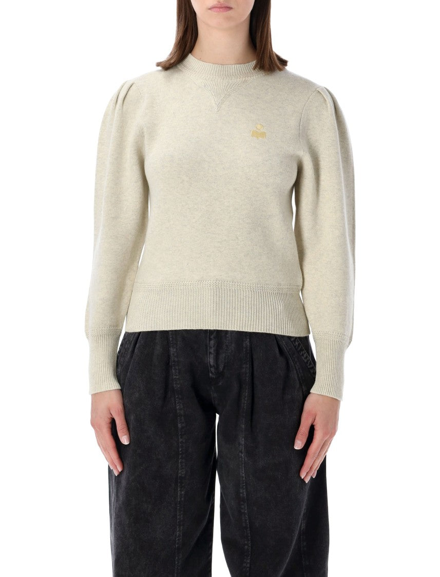 Isabel Marant Étoile Kelaya Wool-Blend Puff-Sleeve Sweater