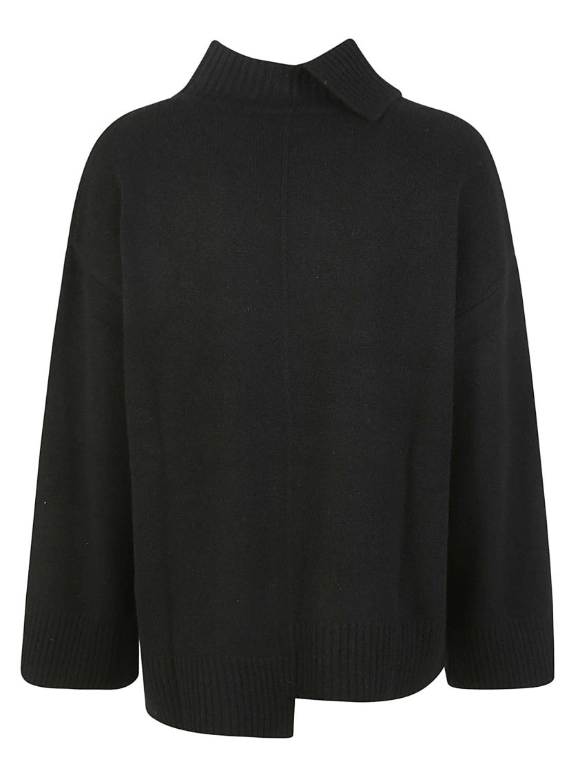 Parosh High Neck Sweater With Relaxed Fit