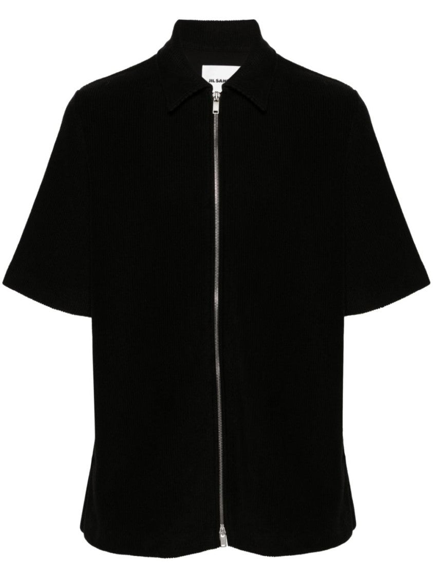 Jil Sander Zip Shirt With Logo