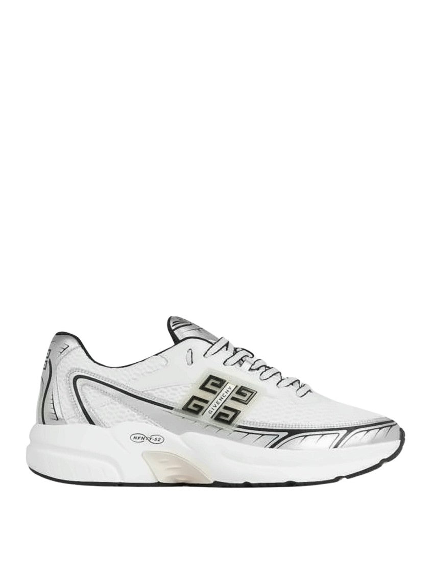 Givenchy Low-Profile Mesh Sneakers With Silver Accents