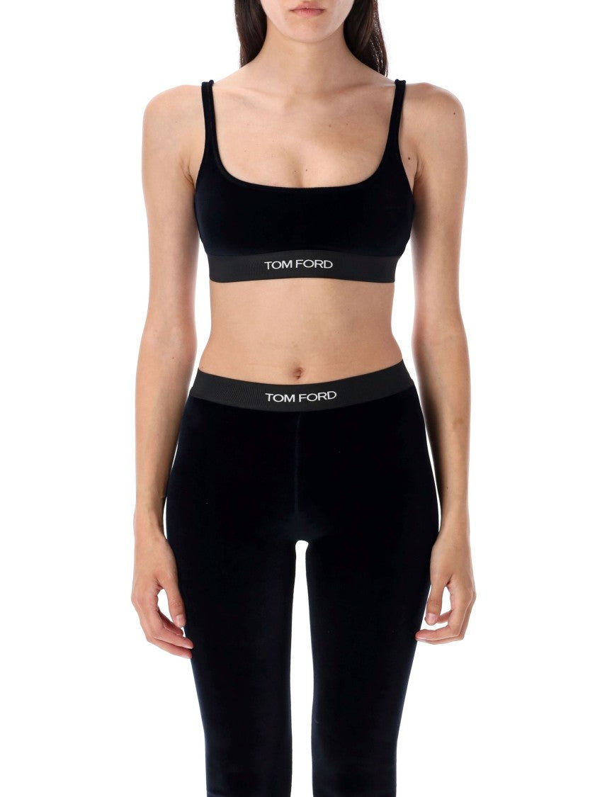 Tom Ford Stretch Velvet Bralette