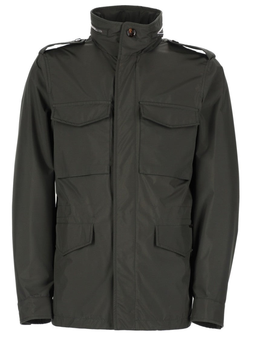 Moorer Denver-Stp High Collar Multi Pockets Jacket