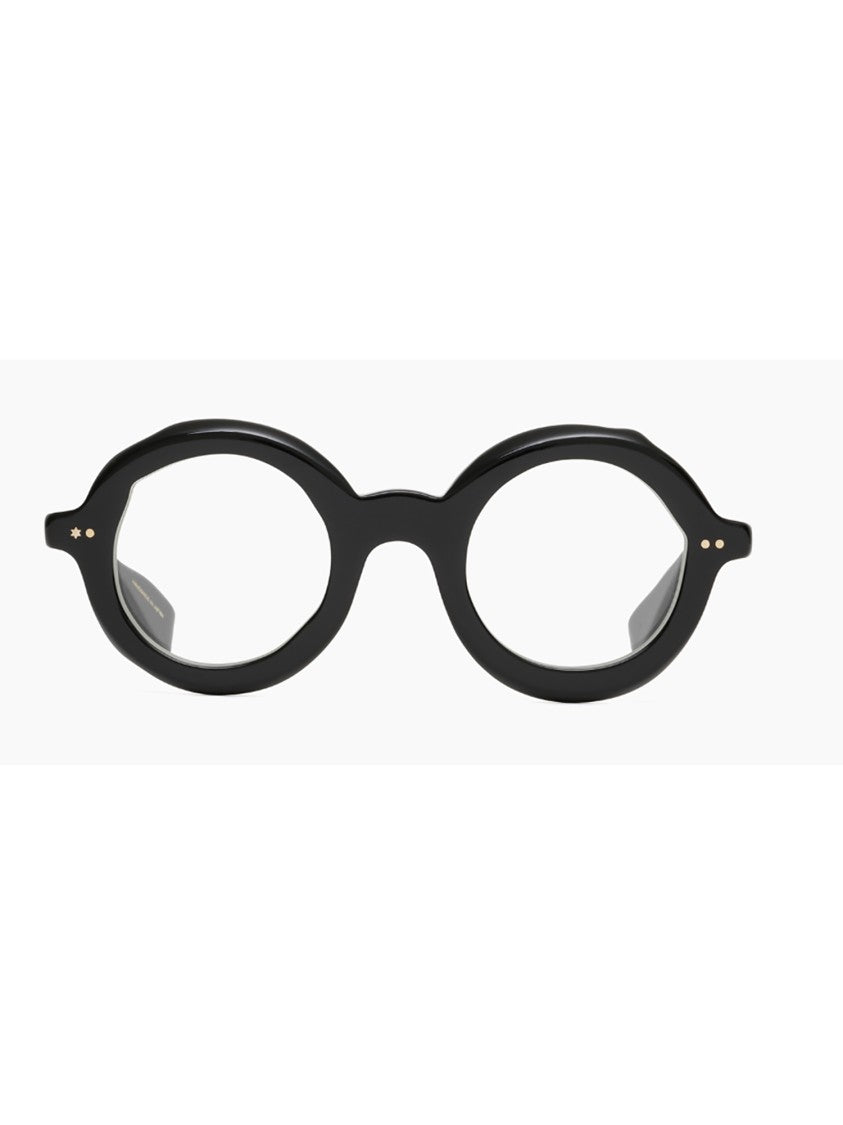 Masahiromaruyama Stylish Black Acetate Round Eyeglasses