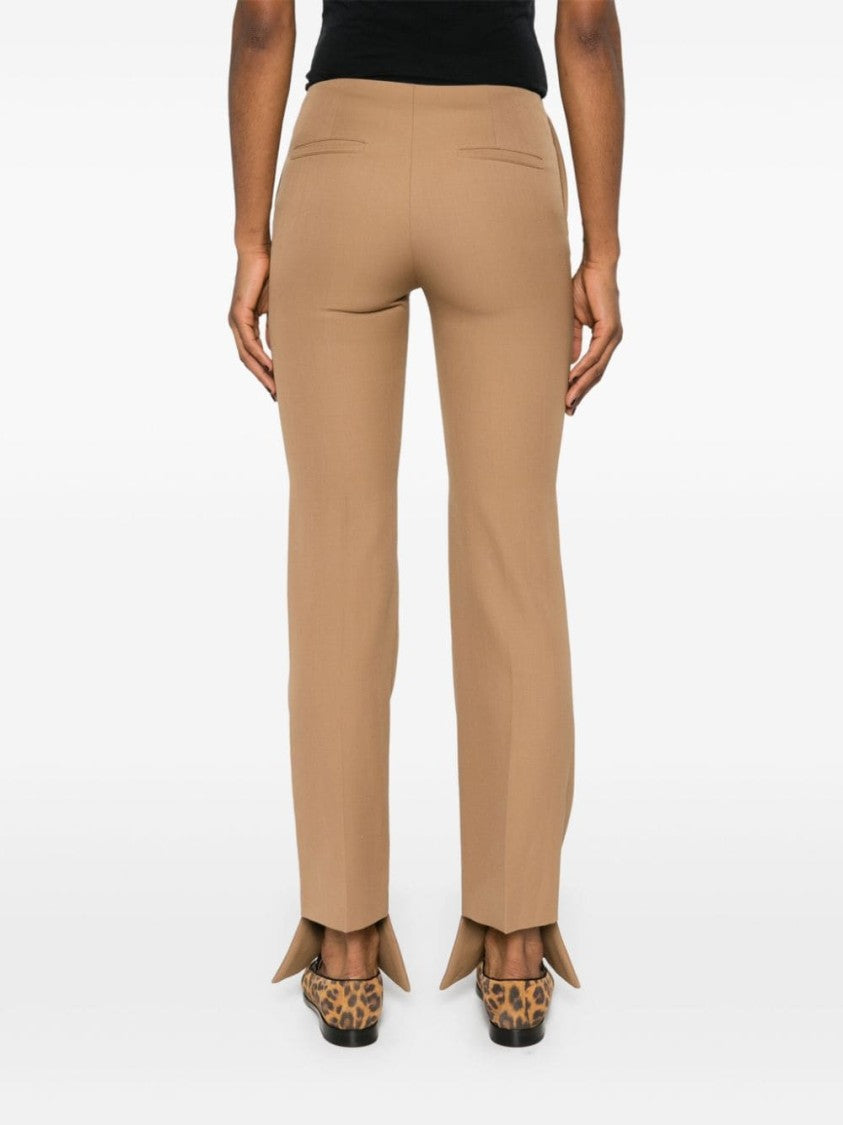 Chloé Pintuck Bootcut Trousers