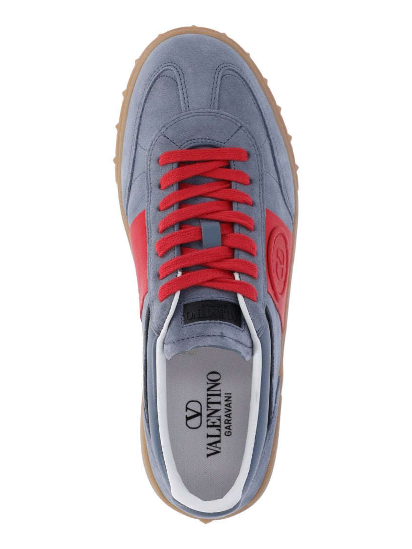 Valentino Garavani Low-Top Calf Suede Sneakers