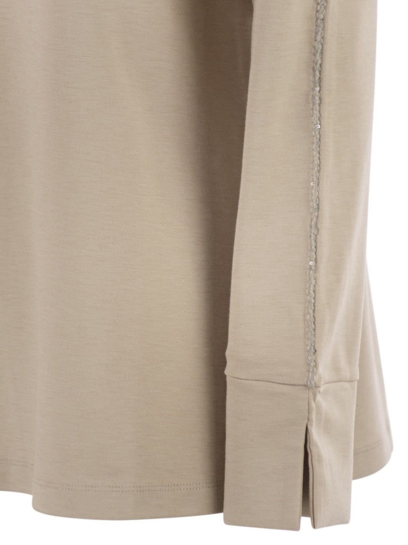 Herno High-Neck Jumper In Viscose Blend