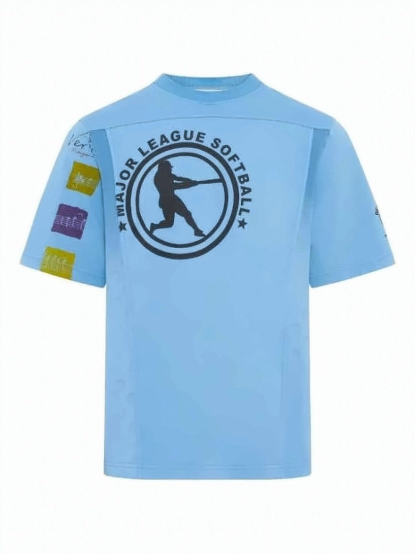 Marine Serre Relaxed Fit Cotton T-Shirt