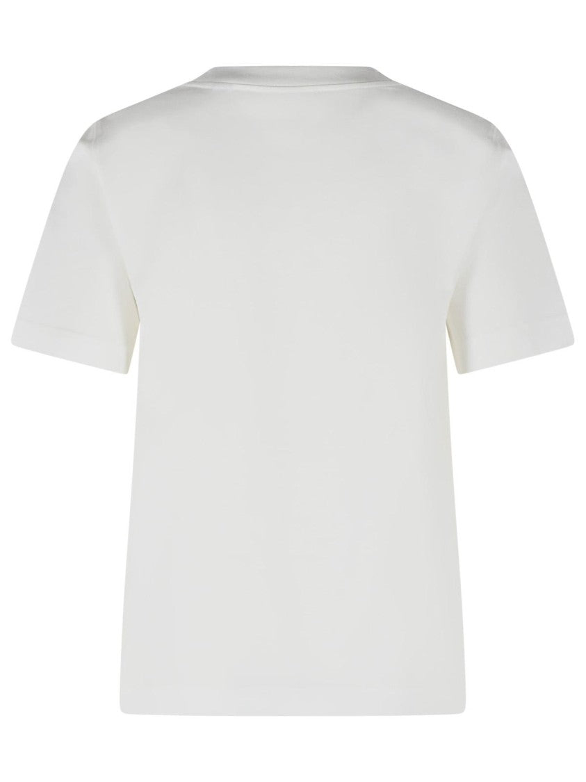 Burberry White Cotton T-Shirt