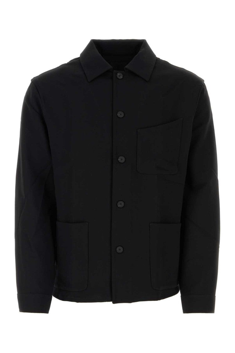 Givenchy Black Wool Blend Shirt