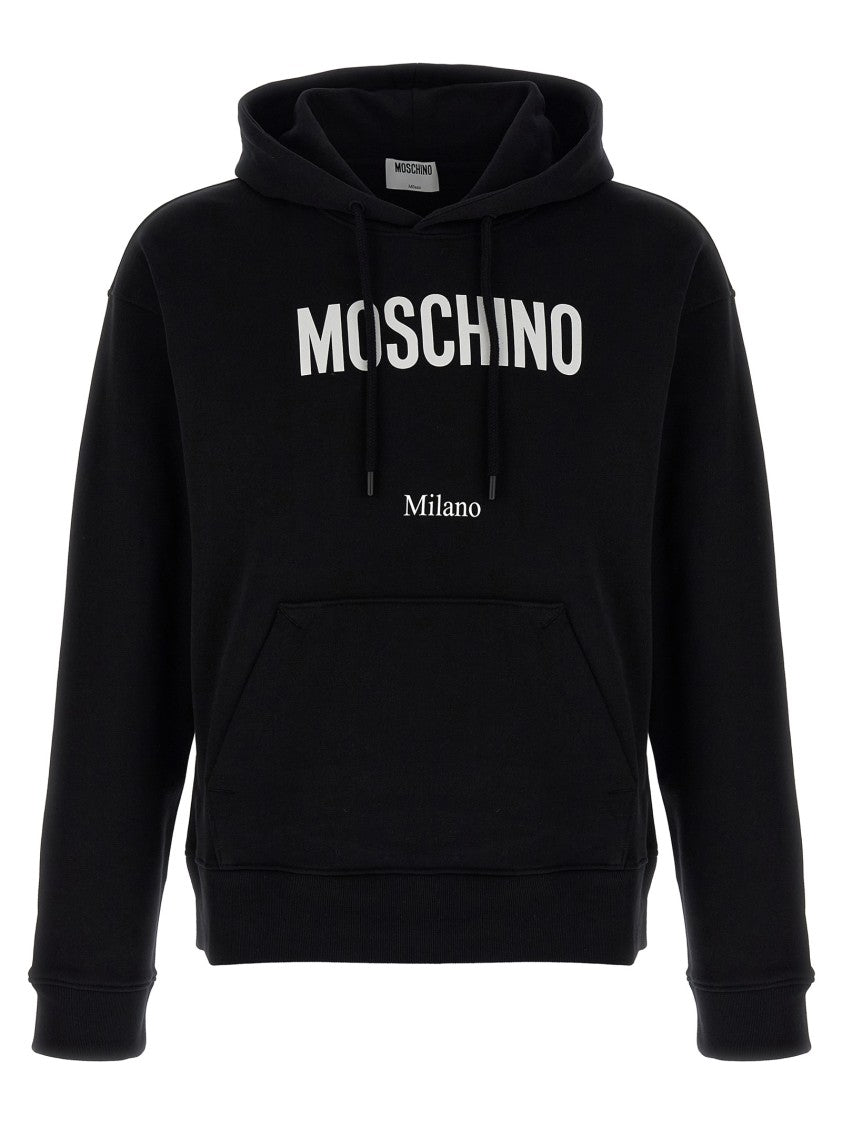 Moschino Logo Print Hoodie