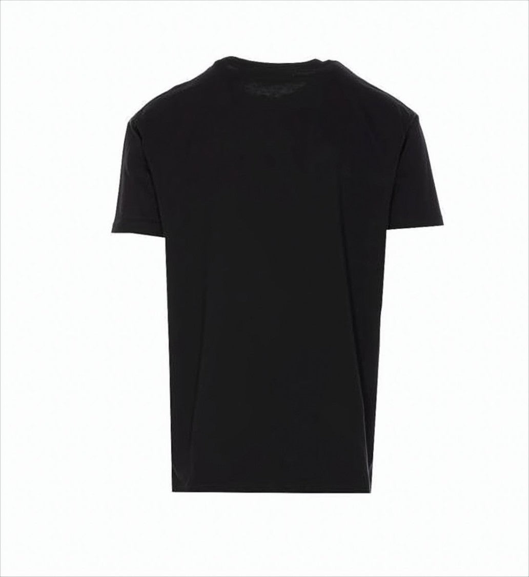 Vivienne Westwood Bold Graphic Black Cotton T-Shirt With Crew Neckline