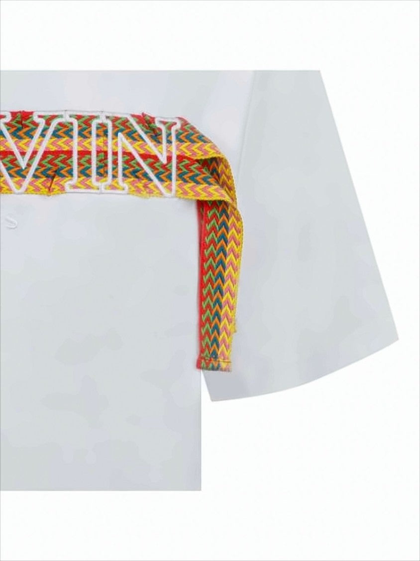 Lanvin Short-Sleeved T-Shirt With Bold Graphic Design