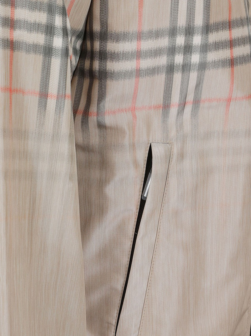 Burberry Gradient Check Bomber Jacket