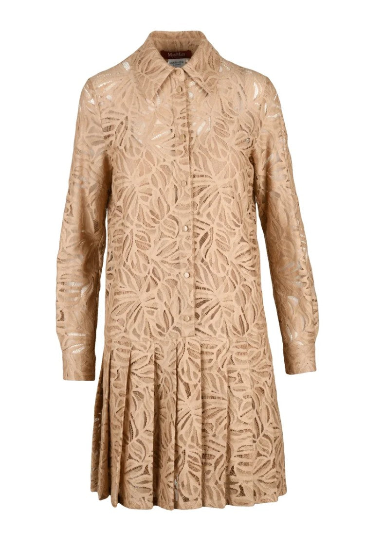 Max Mara Edotto Lace Dress - Beige