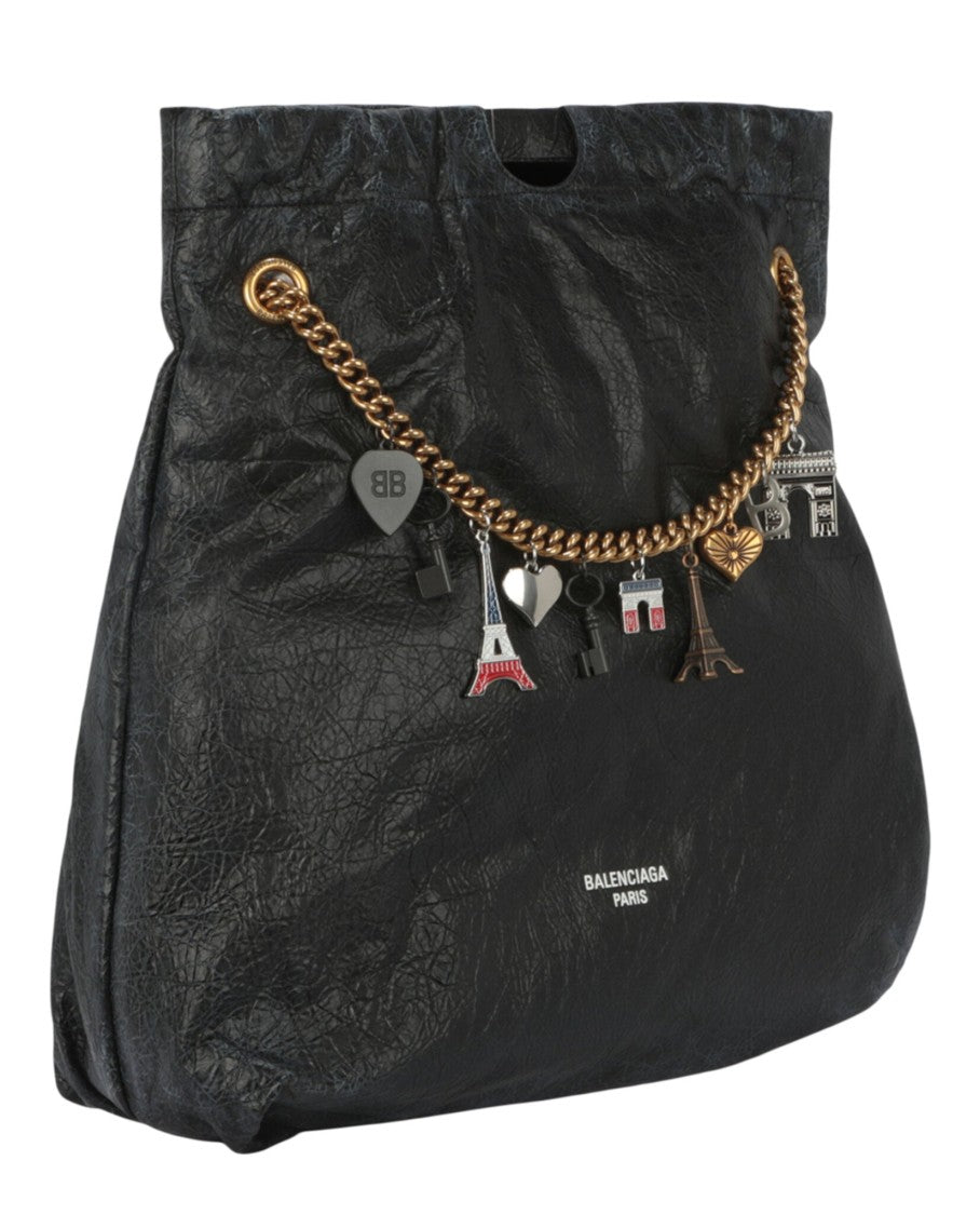 Balenciaga Crush Leather Medium Tote