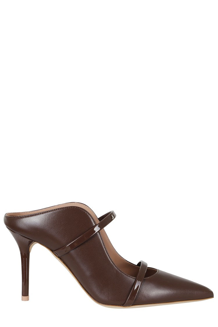 Malone Souliers Maureen 85 Double Strap Leather Mules