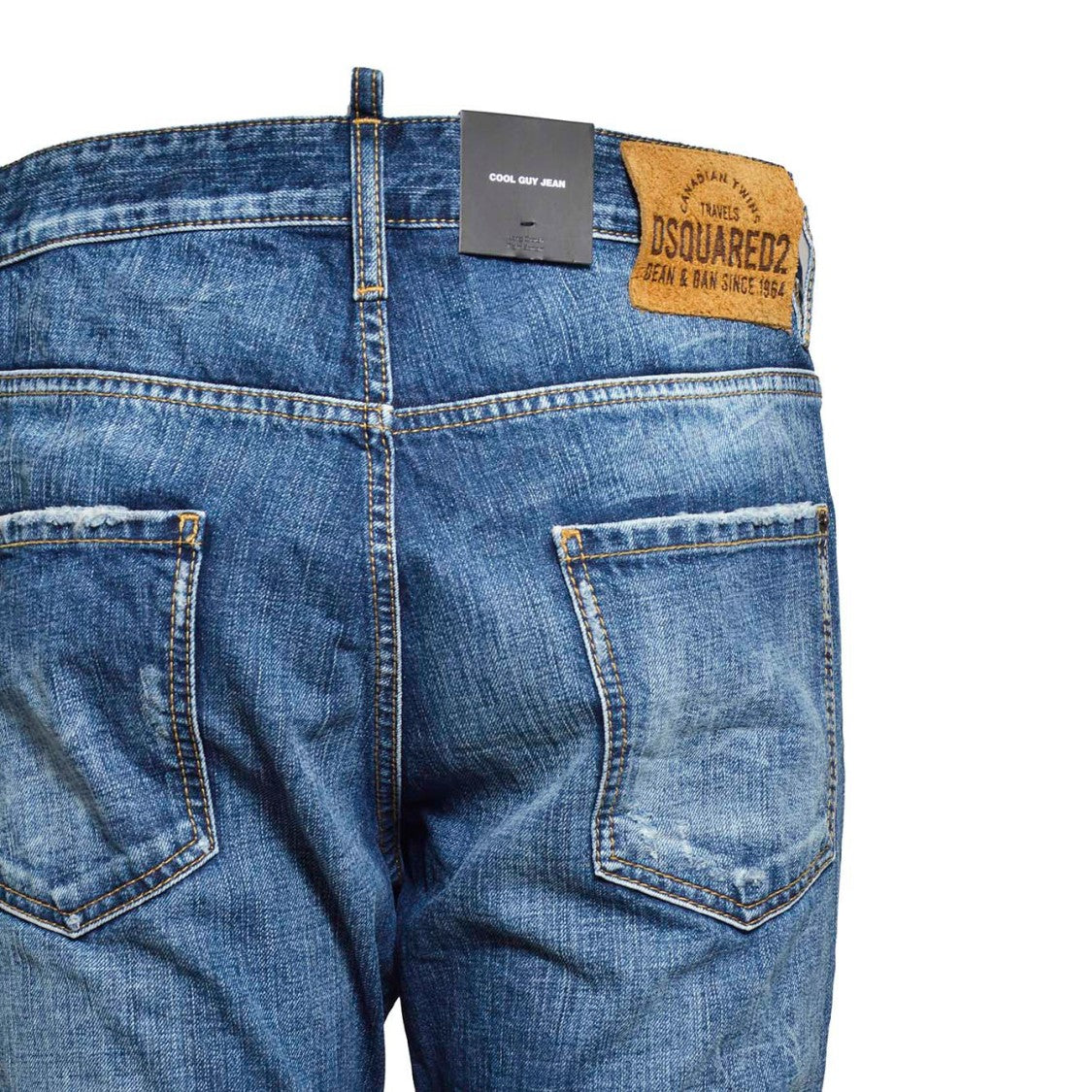 Dsquared2 Cool Guy Medium Reflective Blue Denim Jeans