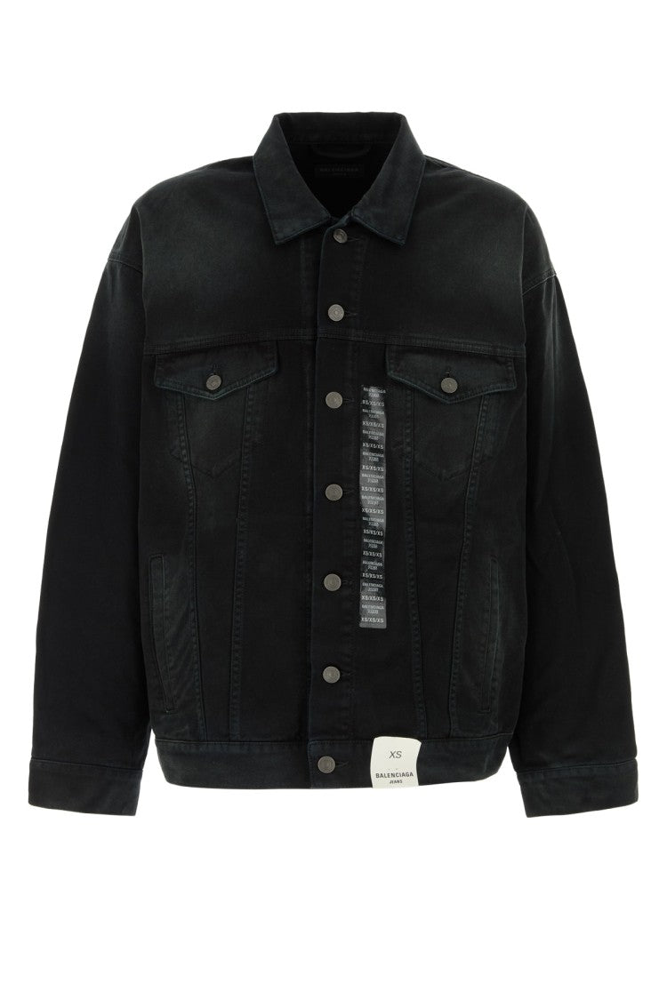 Balenciaga Classic Denim Jacket With Relaxed Fit