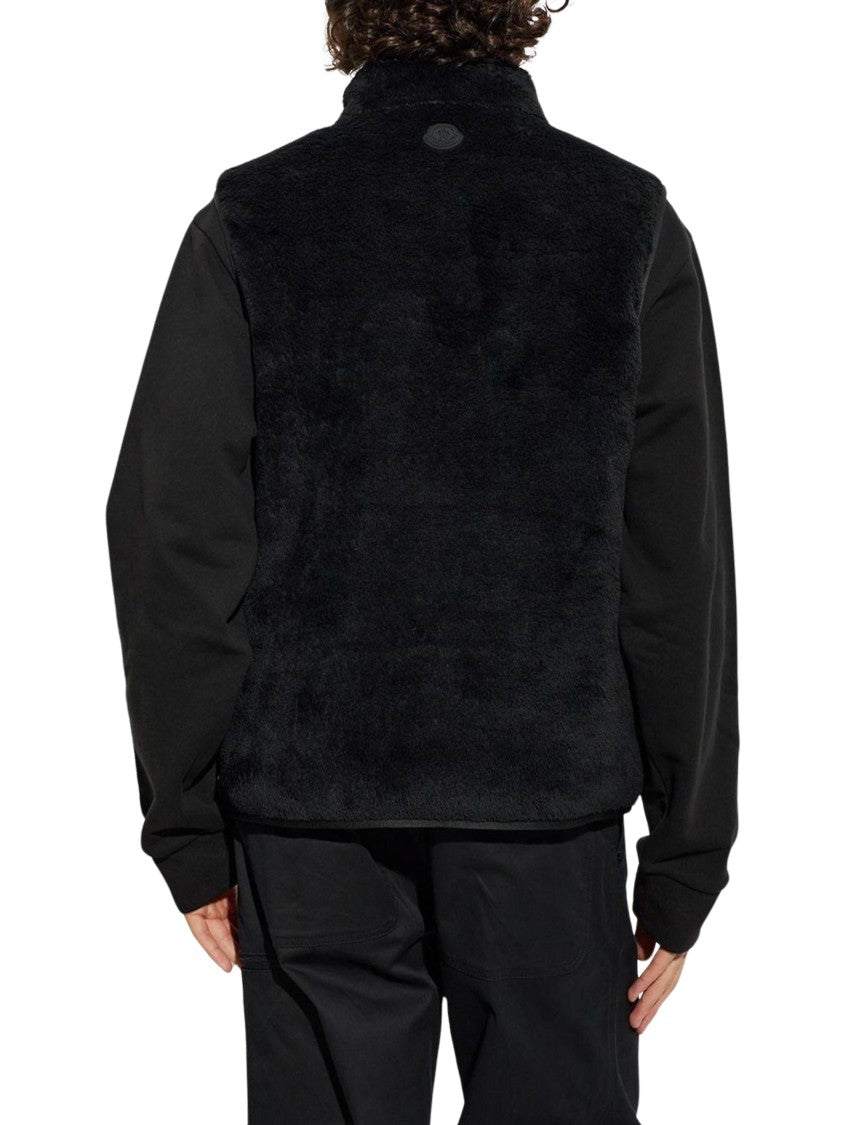 Moncler Reversible Padded Fleece Polyamide Down Vest