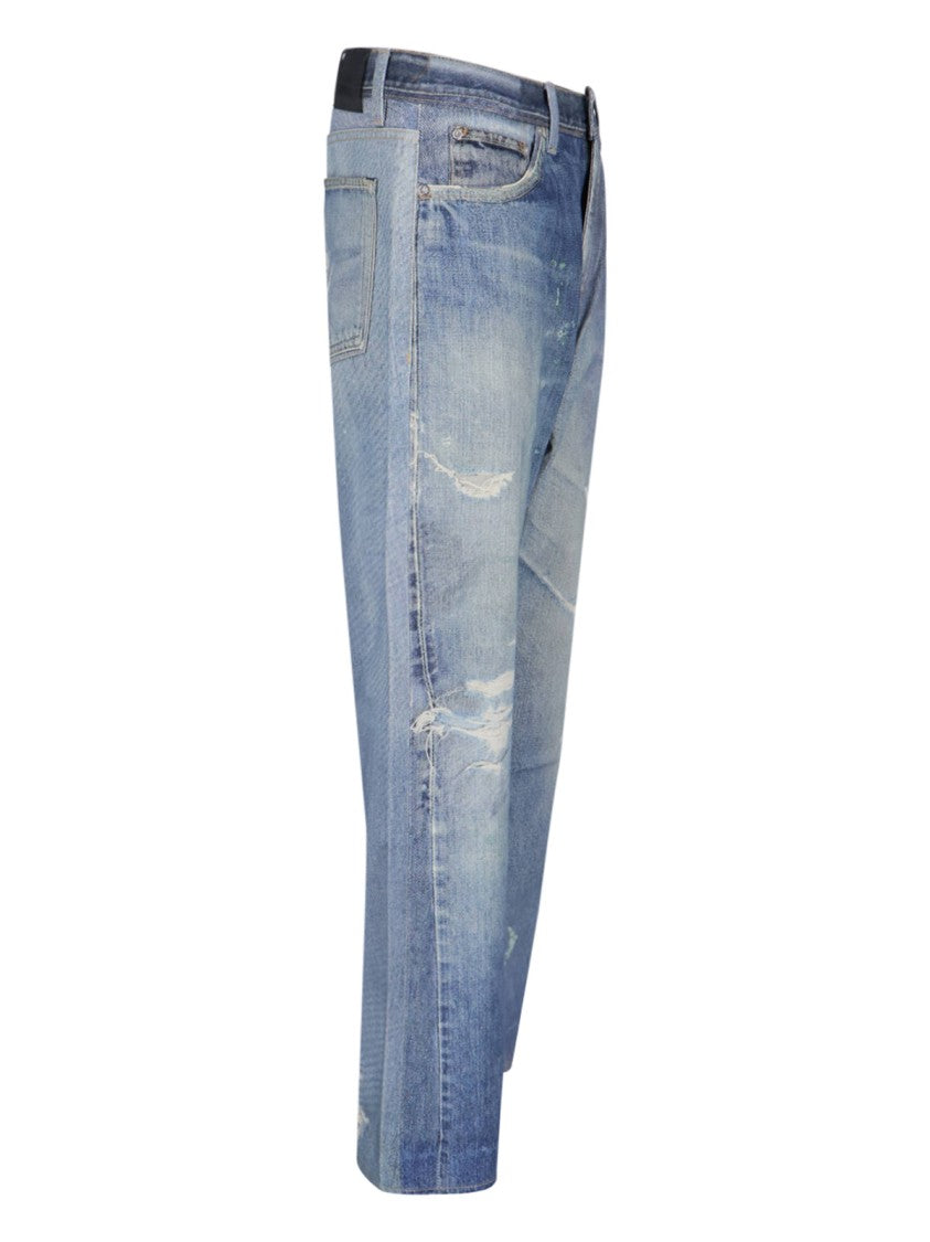Our Legacy Light Blue Digital Print Denim Jeans