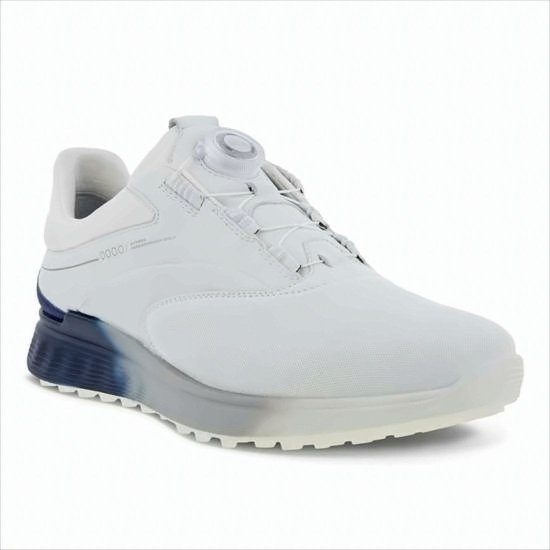 Ecco Gradient White Leather Sneakers