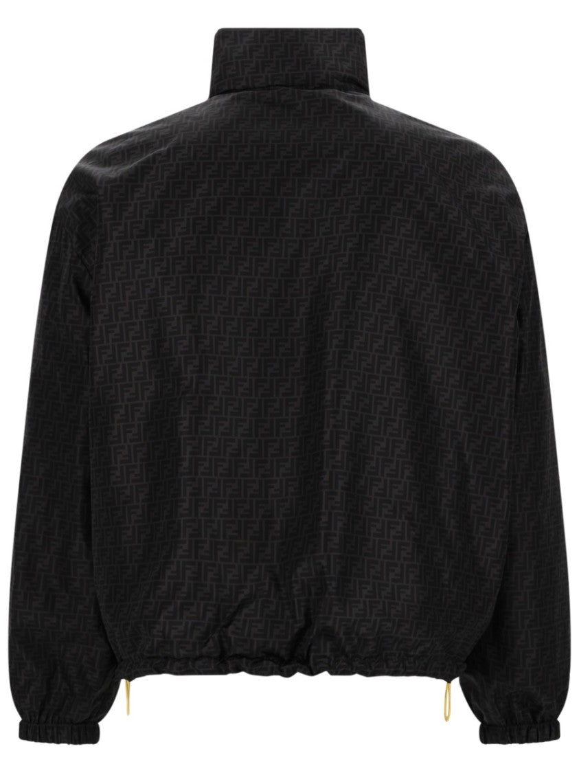 Fendi Reversible Windbreaker Jacket With Monogram Detailing