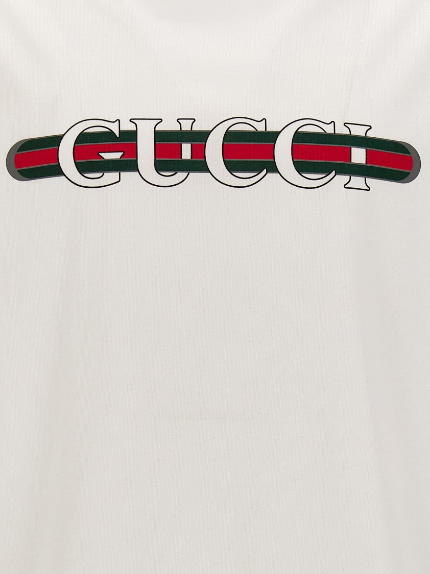 Gucci Cotton Crew Neck T-Shirt