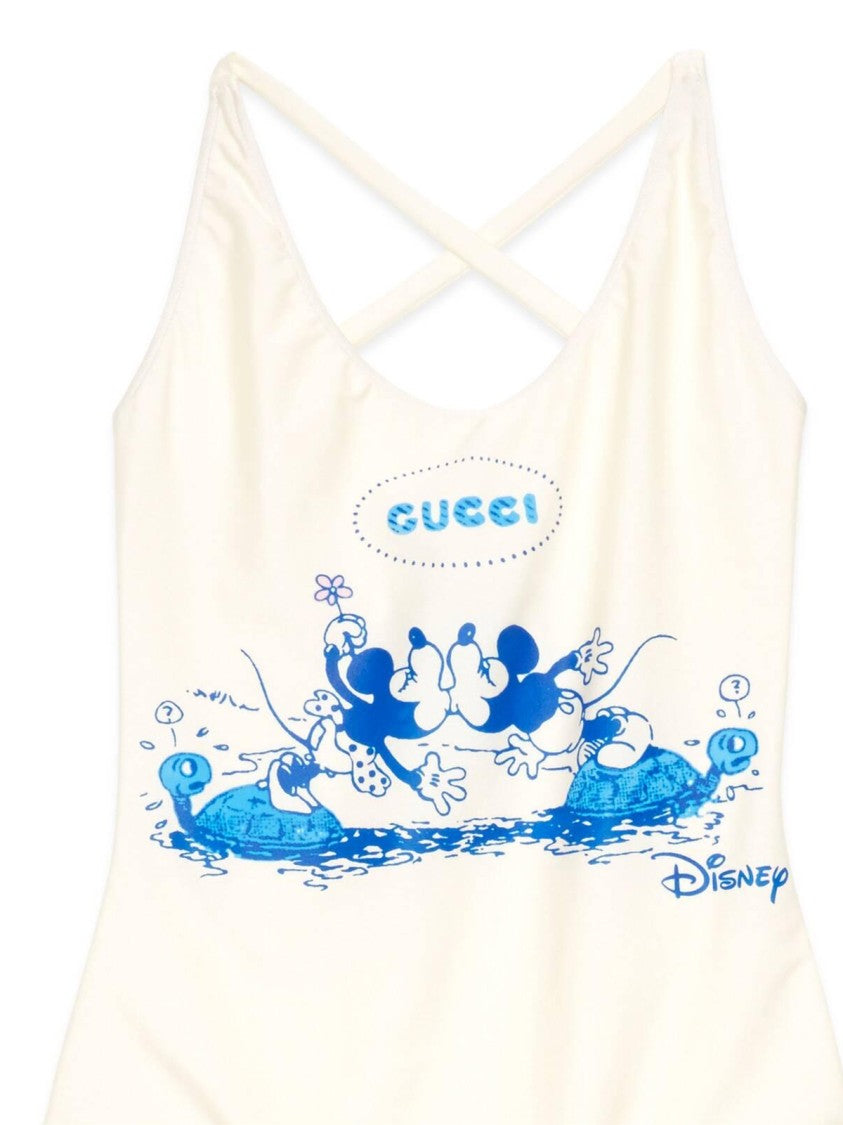 Gucci Gucci X Disney Logo One Piece Swimsuit