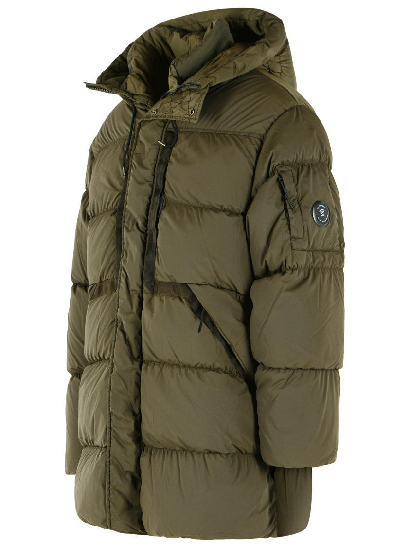 C.P. Company Long Green 'Nycra-R' Down Jacket