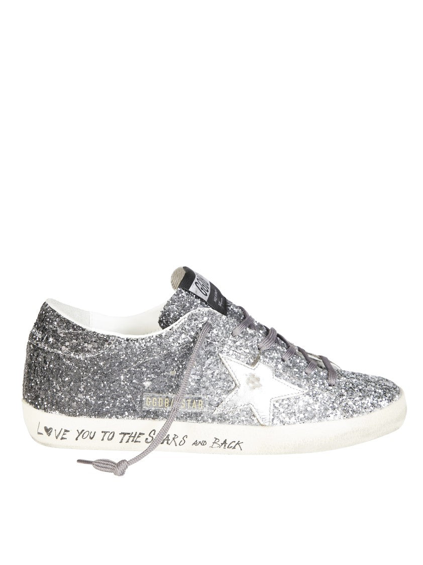 Golden Goose Superstar Classic With List Glitter Sneakers