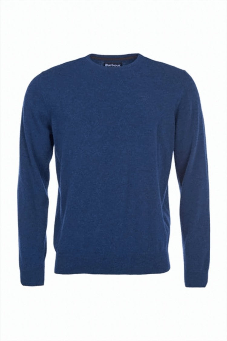 Barbour Pure Lambswool Sweater With Ribbed Cuffs