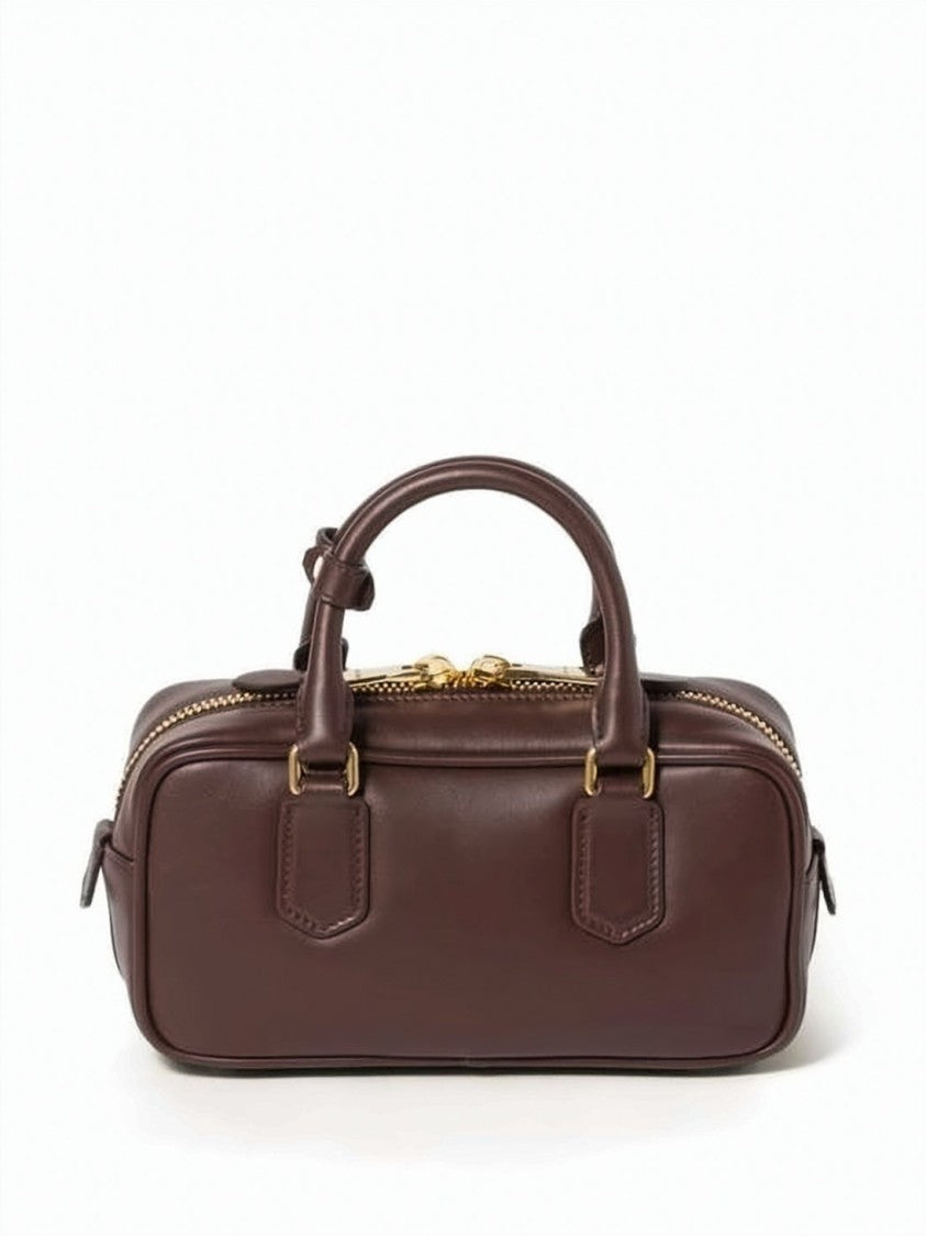 Miu Miu Compact Rectangular Crossbody Bag In Smooth Calf Leather