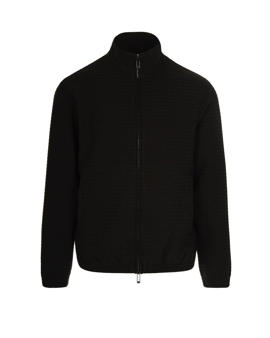 Emporio Armani Zip-Up Sweatshirt - Black