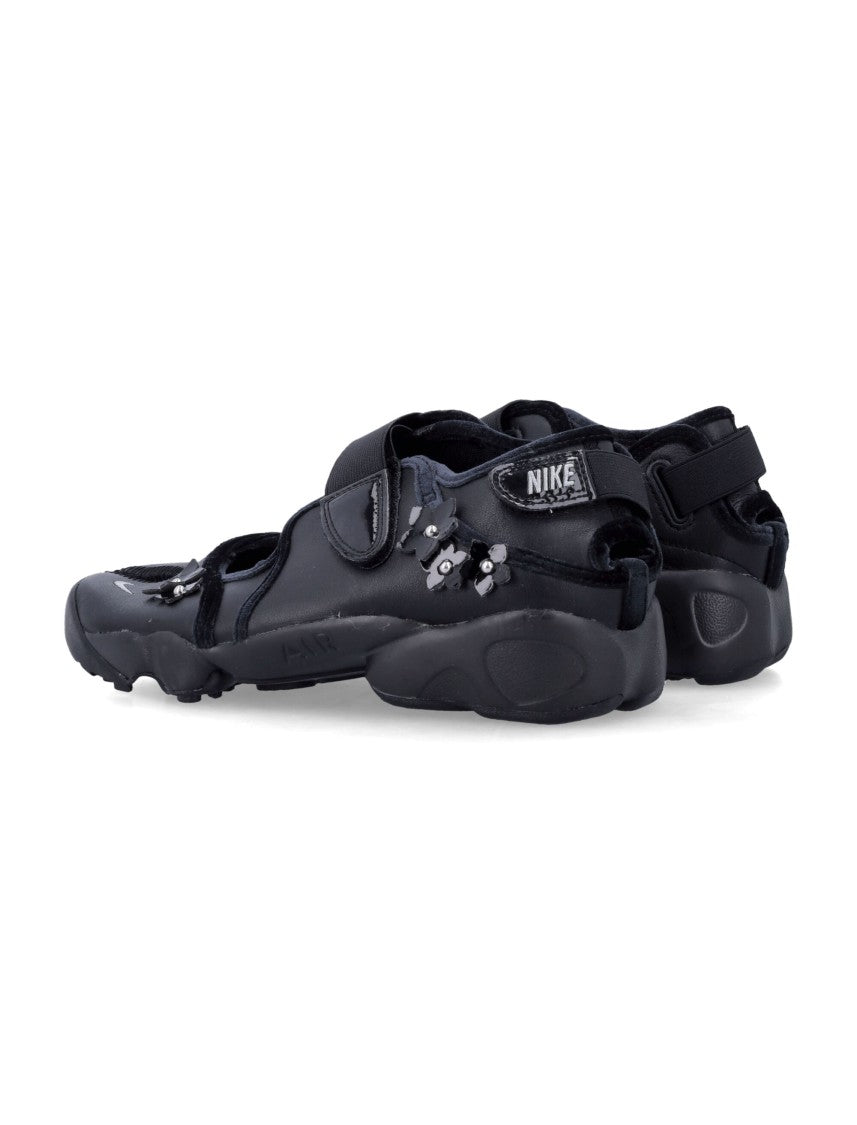 Nike Air Rift Floral Applique Leather Sneakers