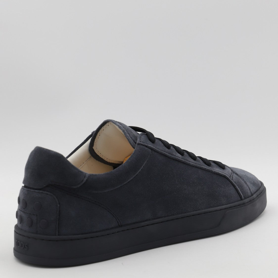 Tod's Blue Leather Sneakers
