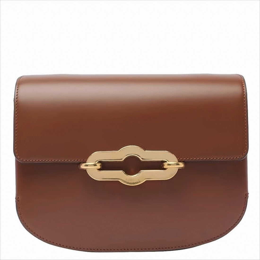 Mulberry Structured Calf Leather Crossbody Bag With Gold-Tone Clasp