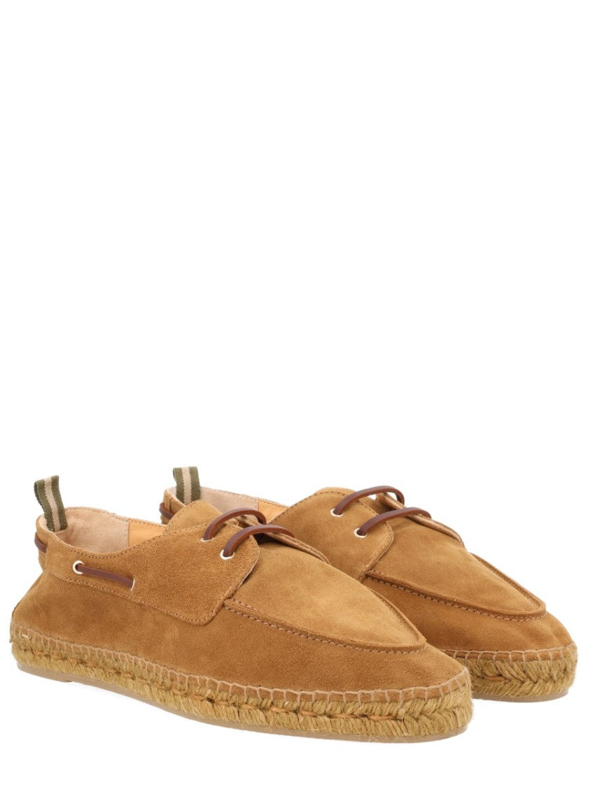 Castaner Nemot Brushed Suede Jute Loafers