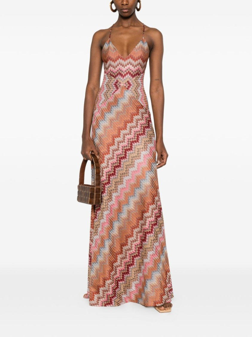 Missoni Maxi Dress With Crisscross Back