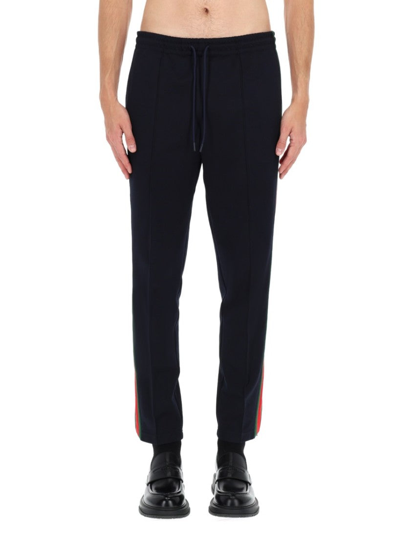 Gucci Tapered Track Pants With Bold Side Stripes