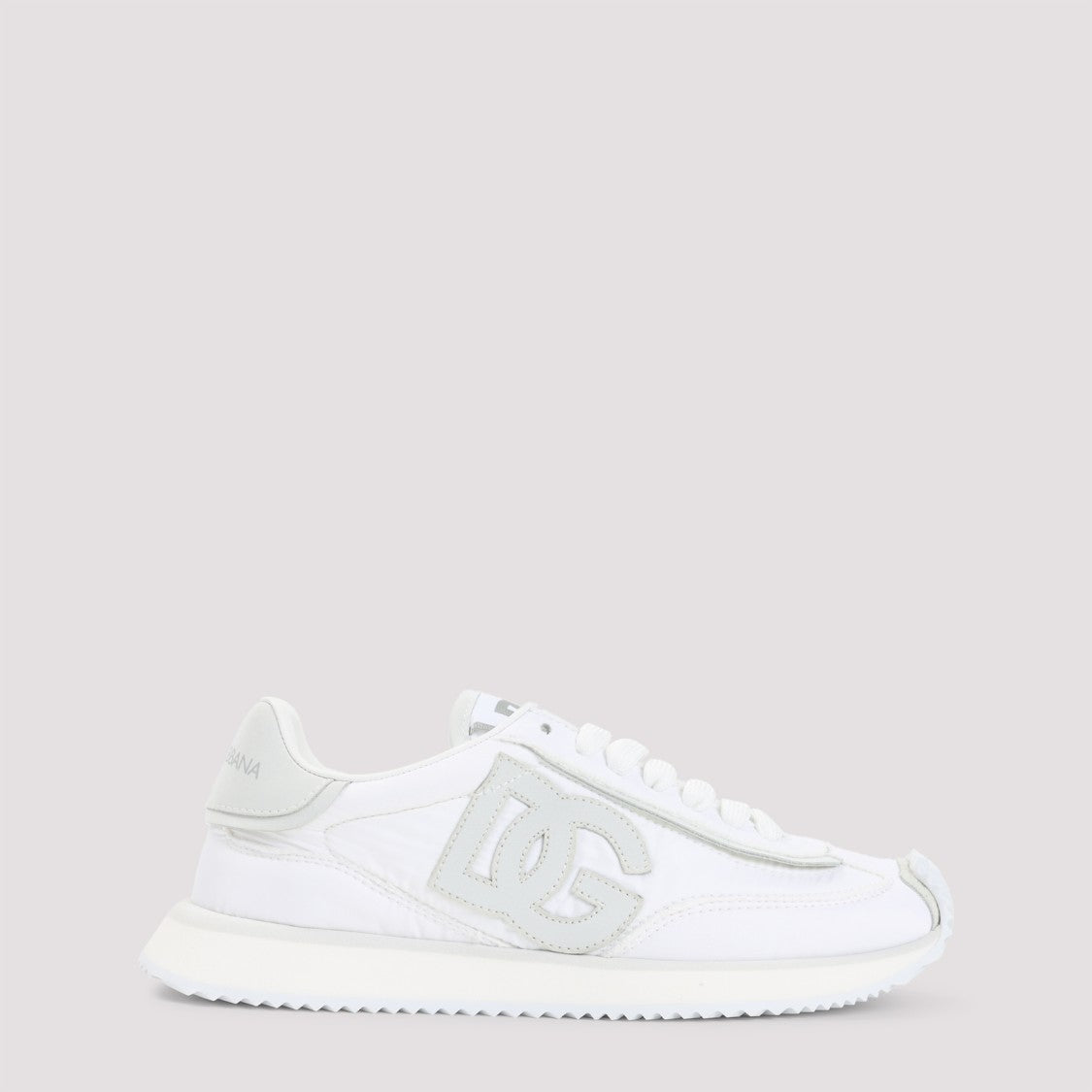 Dolce & Gabbana Round Toe Sneakers With Dg Patch