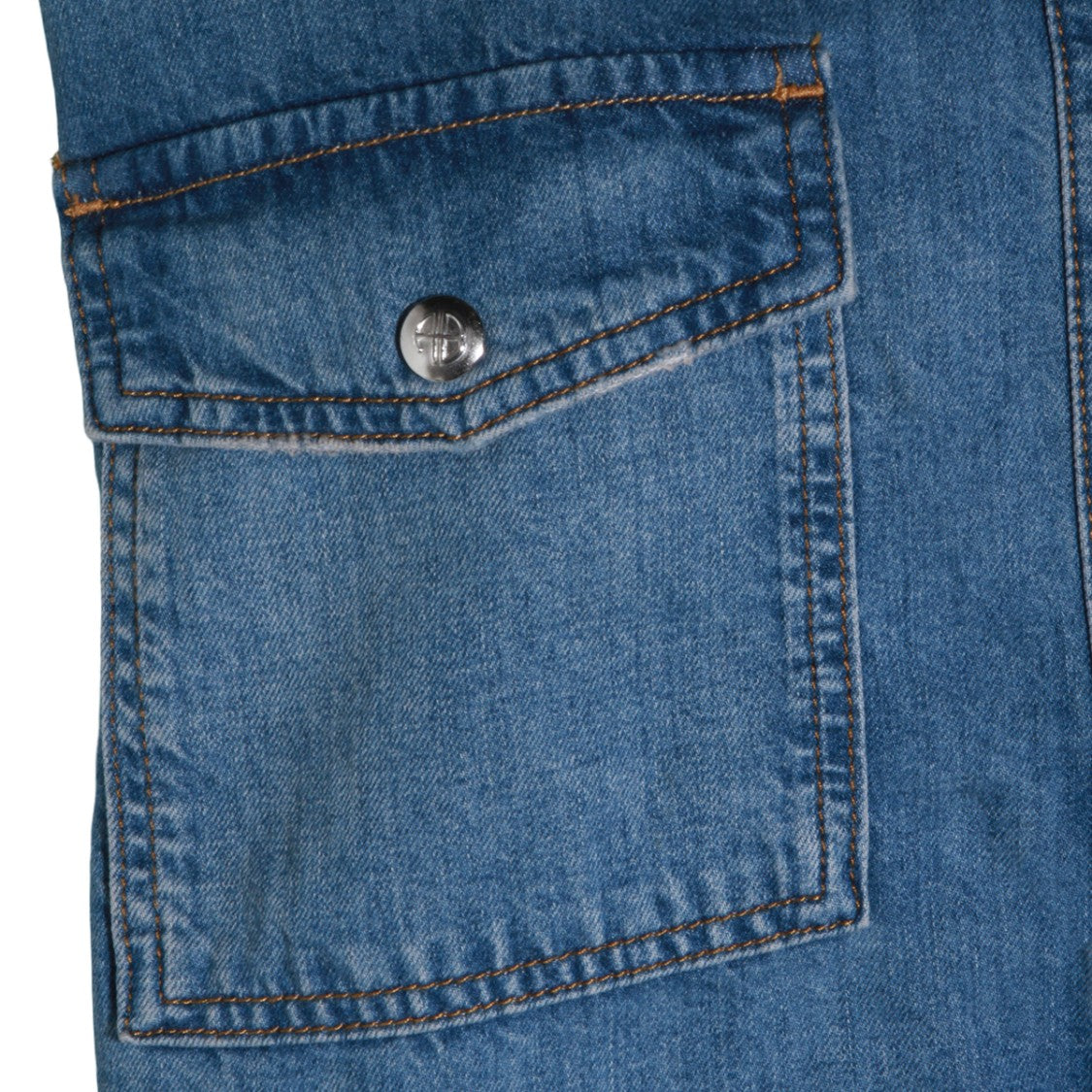 Anine Bing Classic Denim Shirt With Button-Down Front